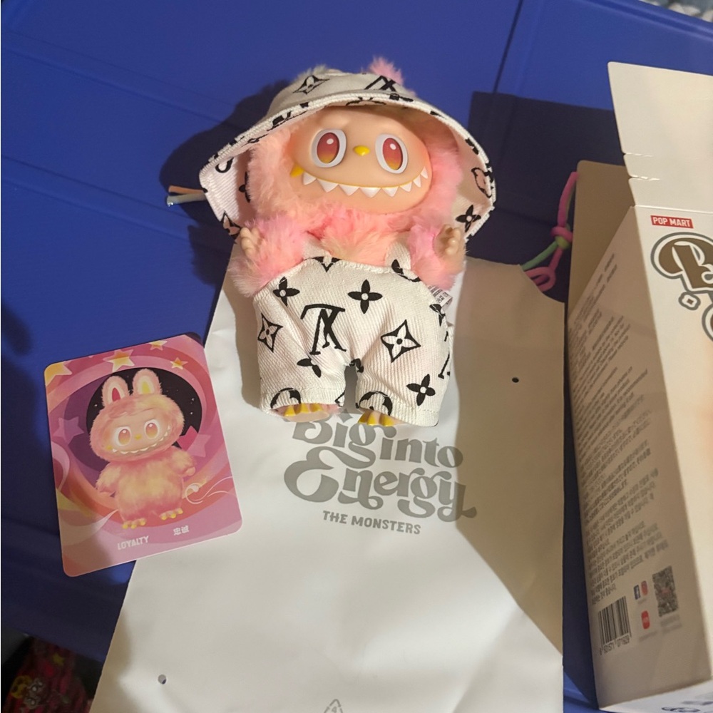 Pop Mart Pink Monster Plush Toy